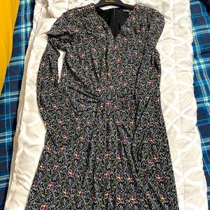 Brand new Violette Print Jersey Faux Wrap Dress